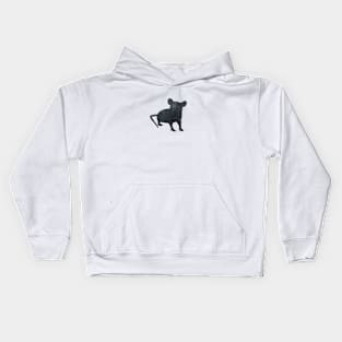 Rat Minimalist Silhouette Art Kids Hoodie